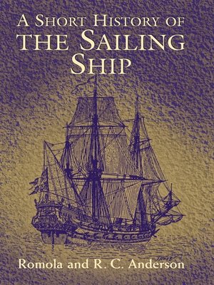 cover image of A Short History of the Sailing Ship